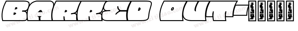 Barred out字体转换